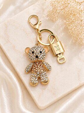 Authentic Louis Vuitton Padlock Gold 🔒 Key Set + Unbranded Keychain Charm